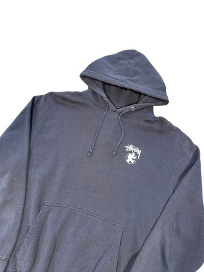 (L) Stussy Outdoor Man Hoodie Black