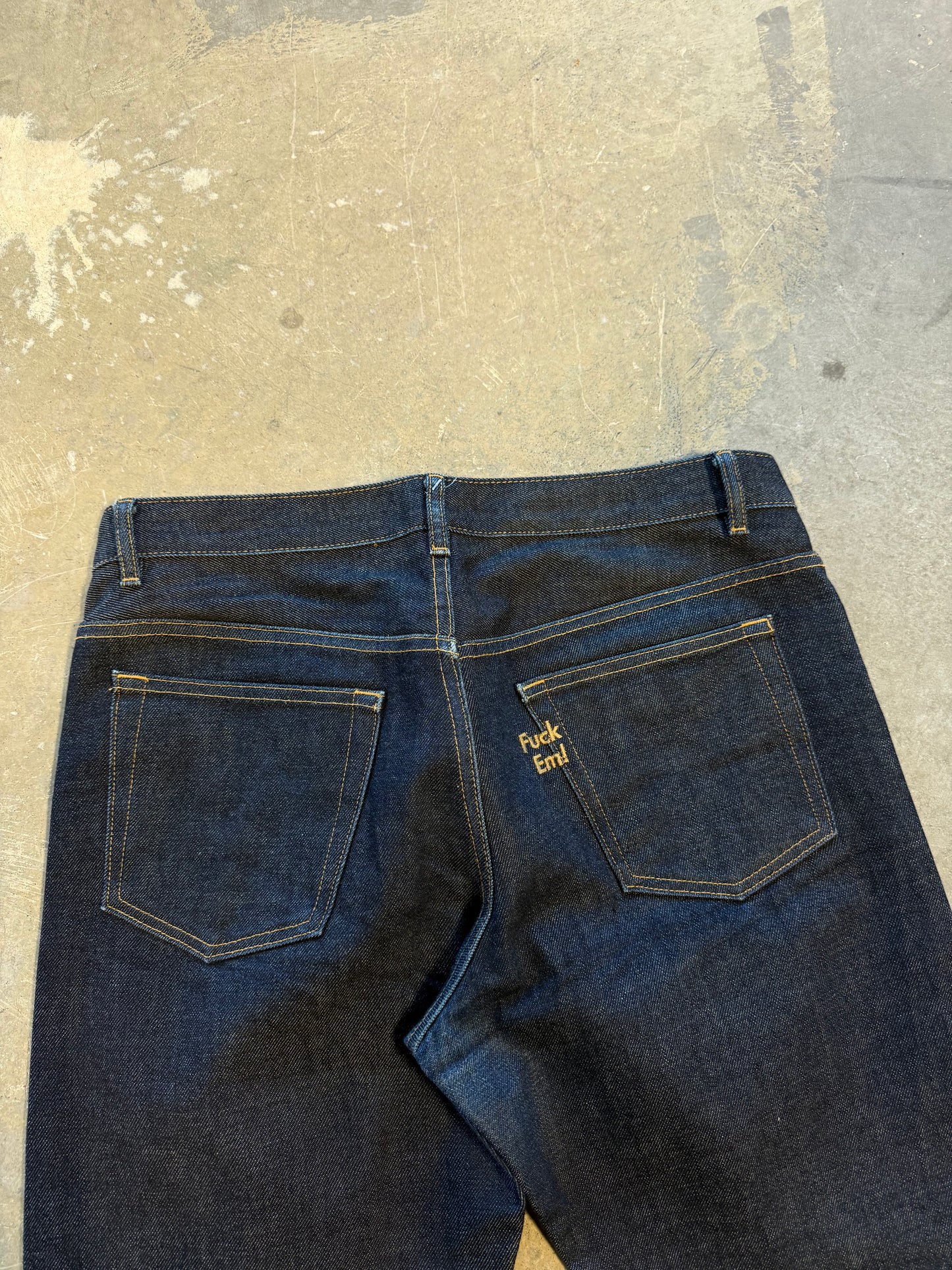 2009 Supreme A.P.C. Fuck Em Salvage Denim Sz 31 Waist