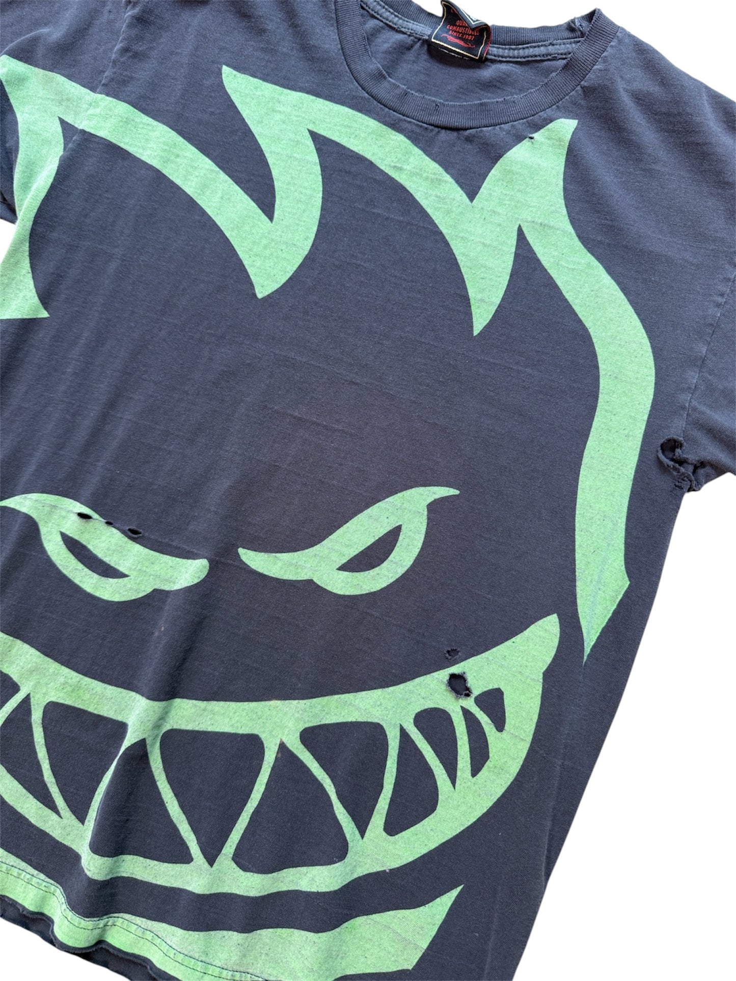 (M) Y2K Spitfire Big Logo Thrashed Skate Tee