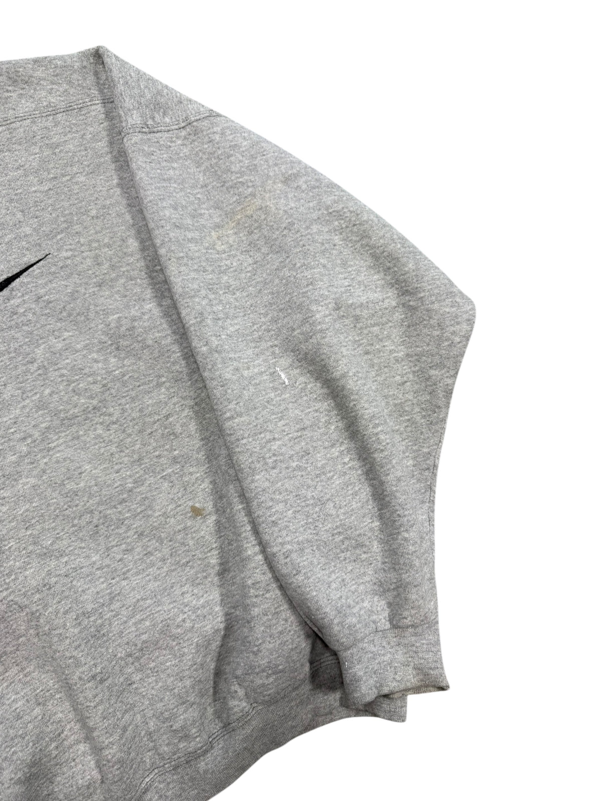 (L) 90’s Nike Grey Swoosh Crewneck
