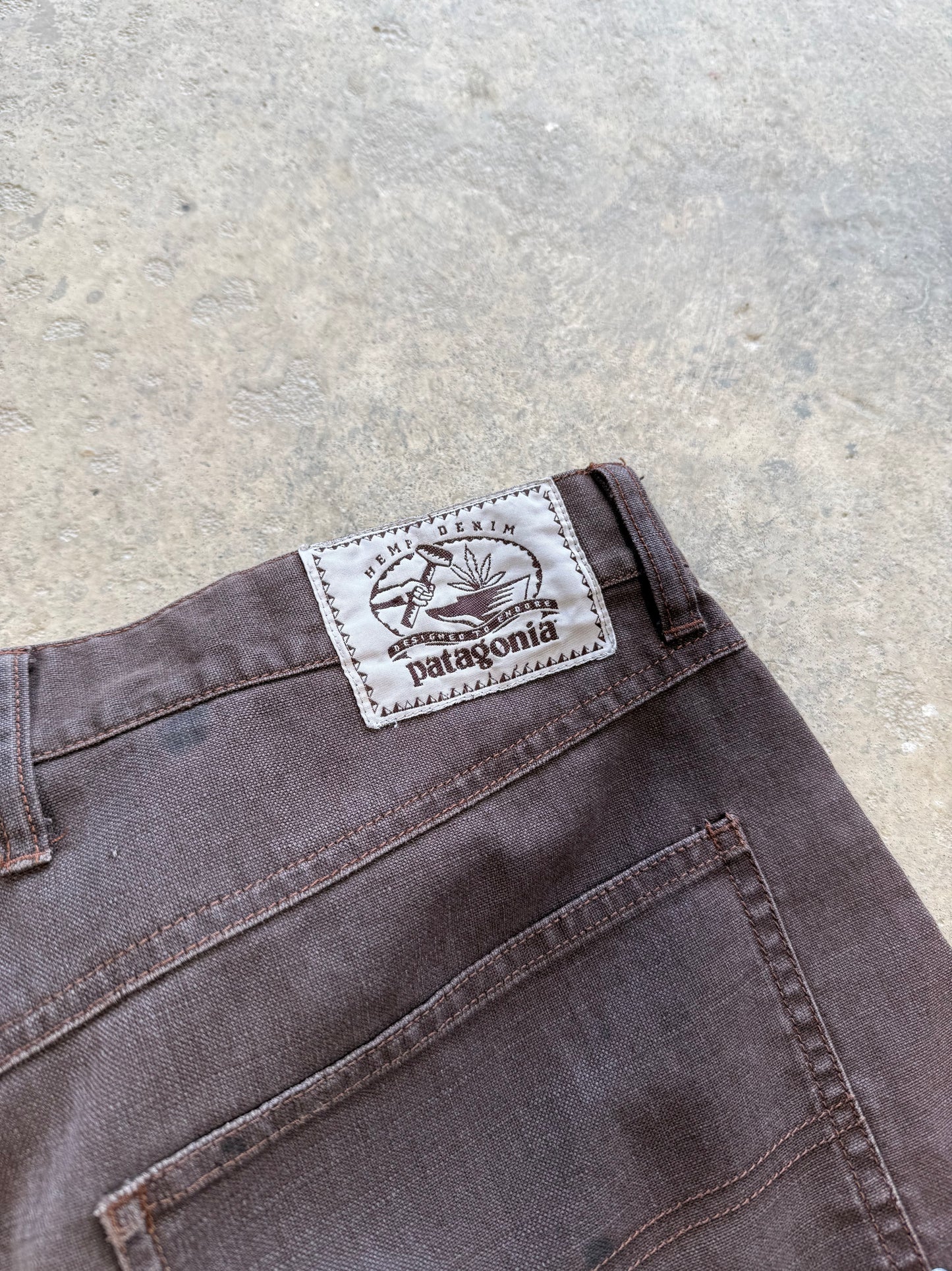 (34 Waist) Vtg Patagonia Brown Work Pants
