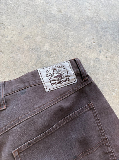 (34 Waist) Vtg Patagonia Brown Work Pants