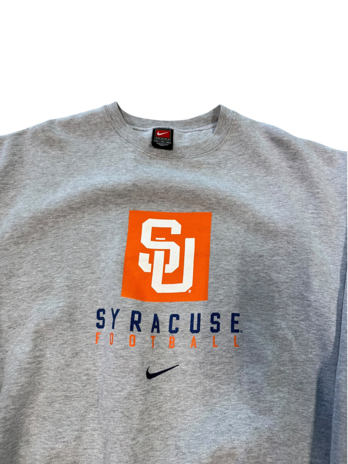 (XL) Vintage Syracuse Football Nike Crewneck Sweater