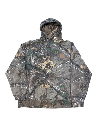 (XL) Vintage Real Tree Camo Hoodie