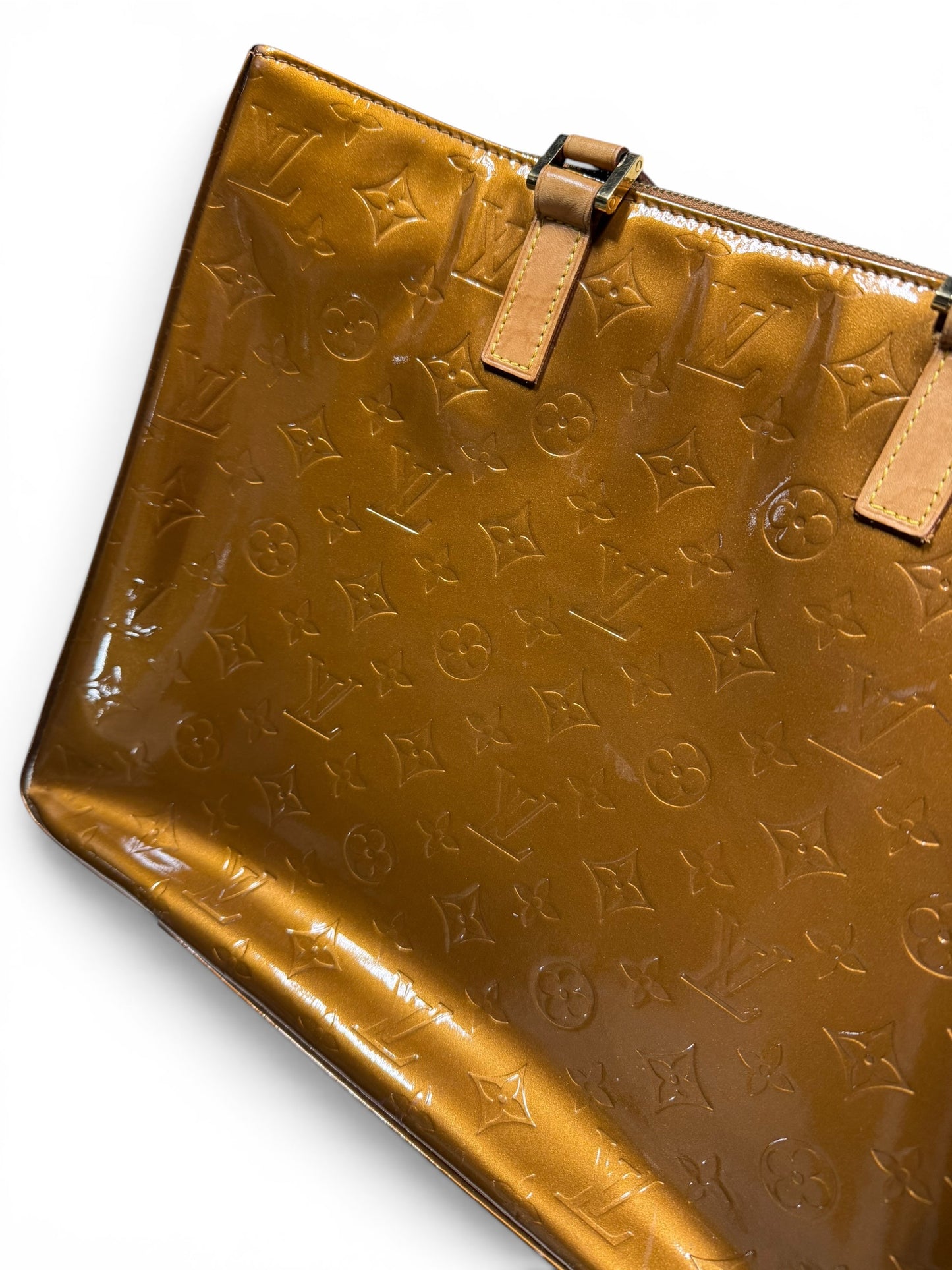 Louis Vuitton Bronze Monogram Vernis Columbus Tote