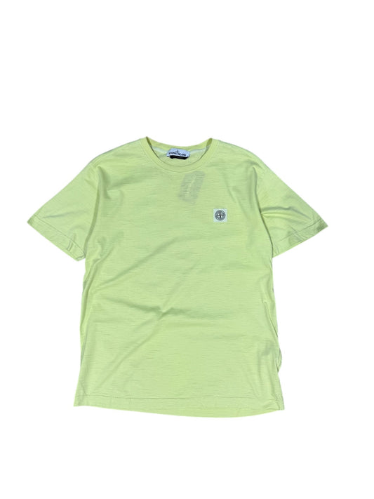 Stone Island Lime Green Tee Sz L