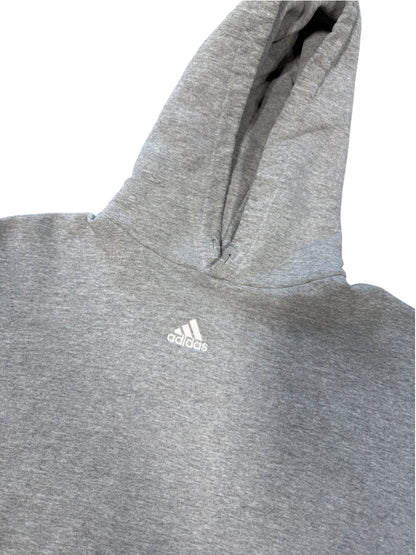 (XL) Vintage Adidas Middle Logo Grey Hoodie