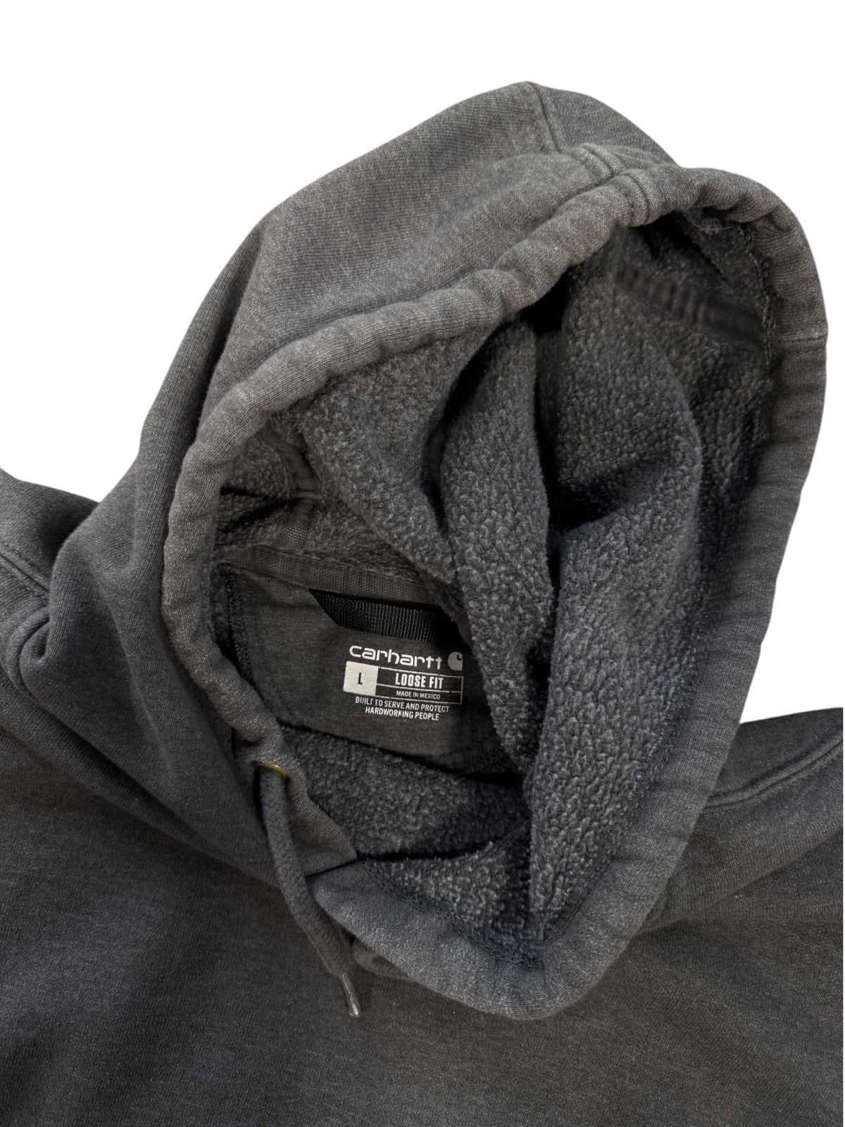 (L) Carhartt Workwear Neon Logo Hoodie
