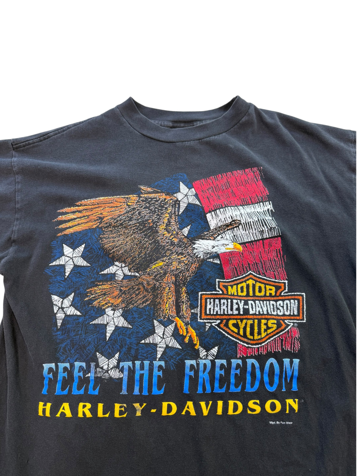 (L) 90’s Harley Davidson Feel The Freedom Tee