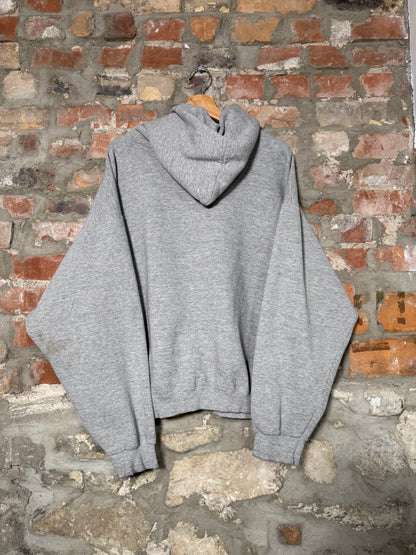 90s Nike Grey Swoosh Pullover Hoodie Sz XL