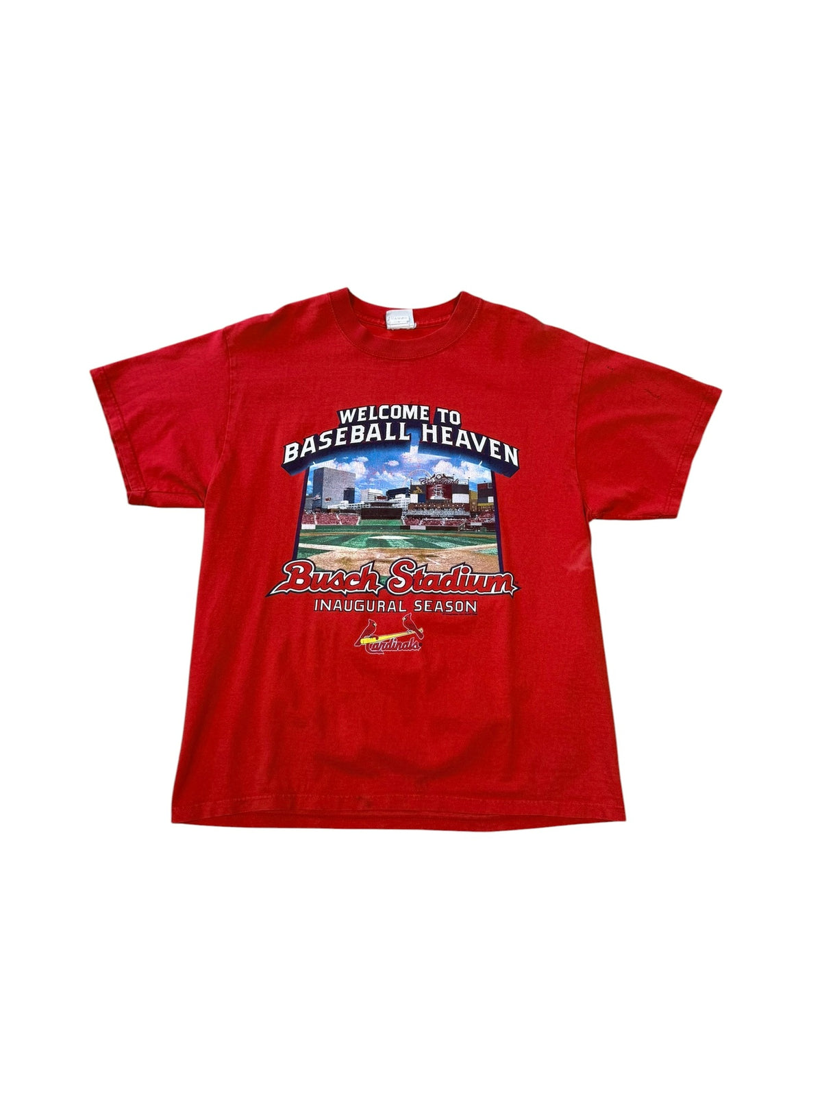 (L) Vintage 2008 St. Louis Cardinals Busch Stadium Tshirt