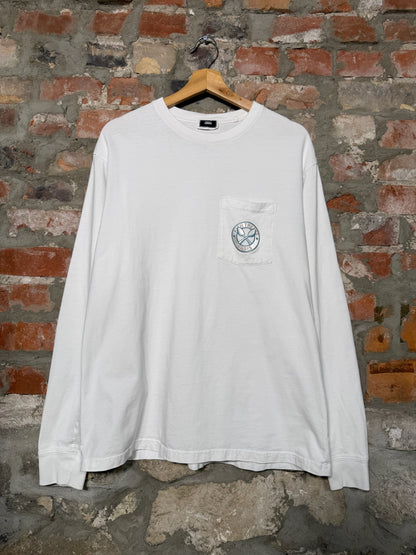(M) Kith Treats Paris White Longsleeve Shirt