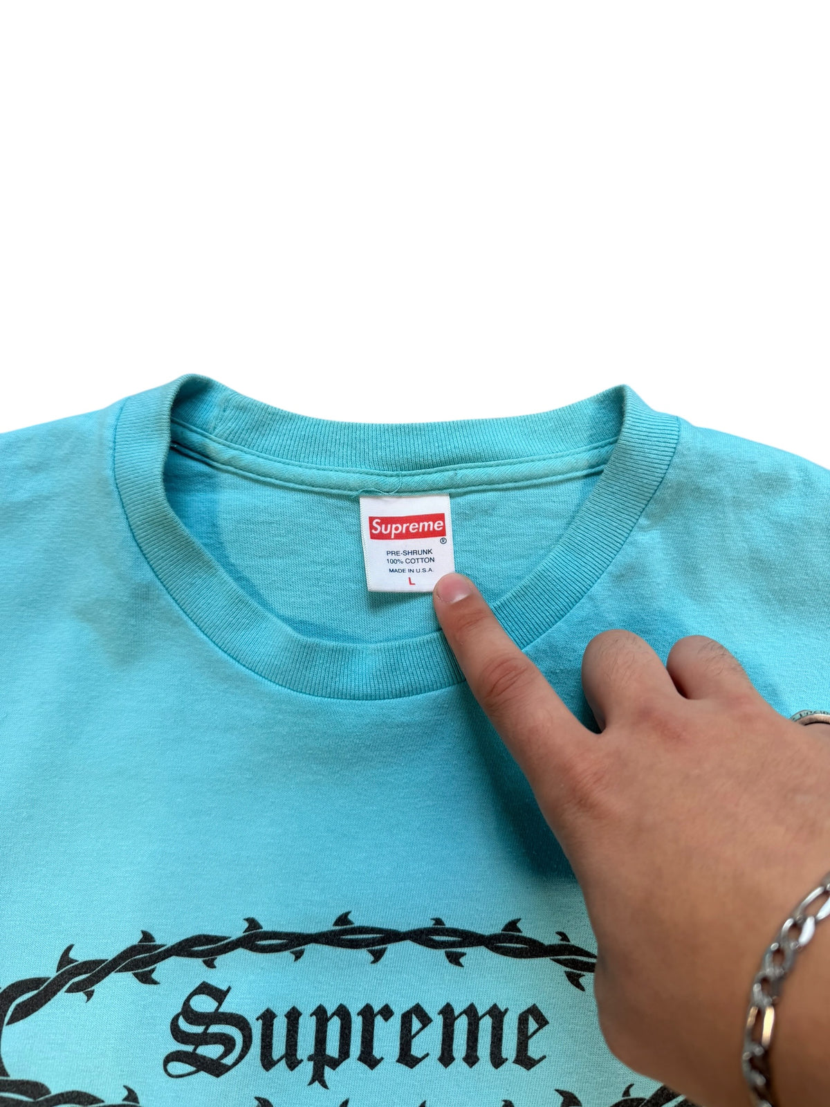 (L) Supreme Burning Monk Tshirt