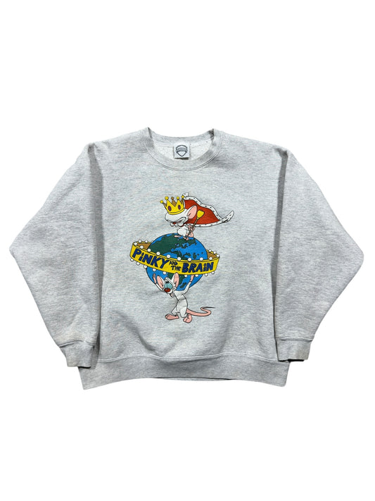 Vtg Animaniacs Pinky & The Brain Crewneck Sz L