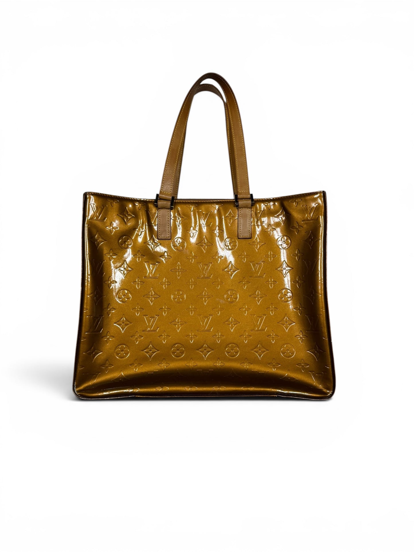 Louis Vuitton Bronze Monogram Vernis Columbus Tote
