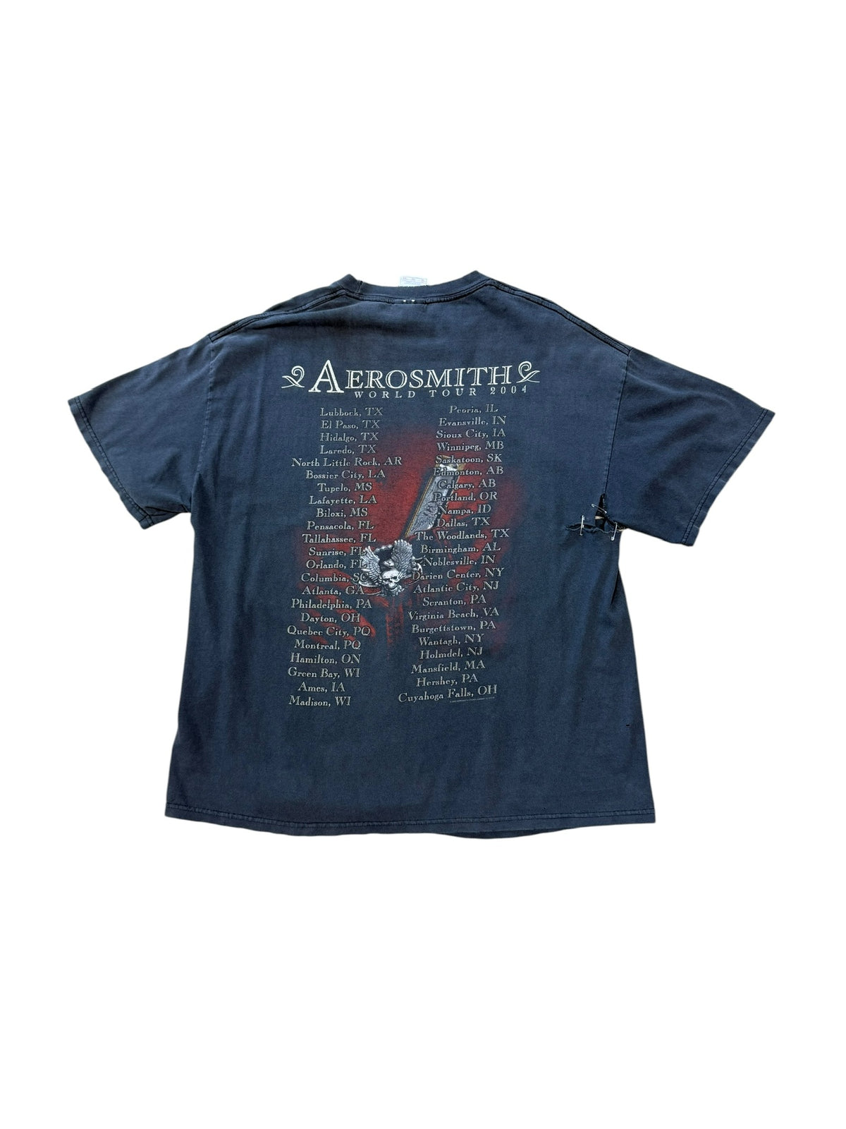 (XL) 2004 Aerosmith Honkin On Bobo Tour Tshirt
