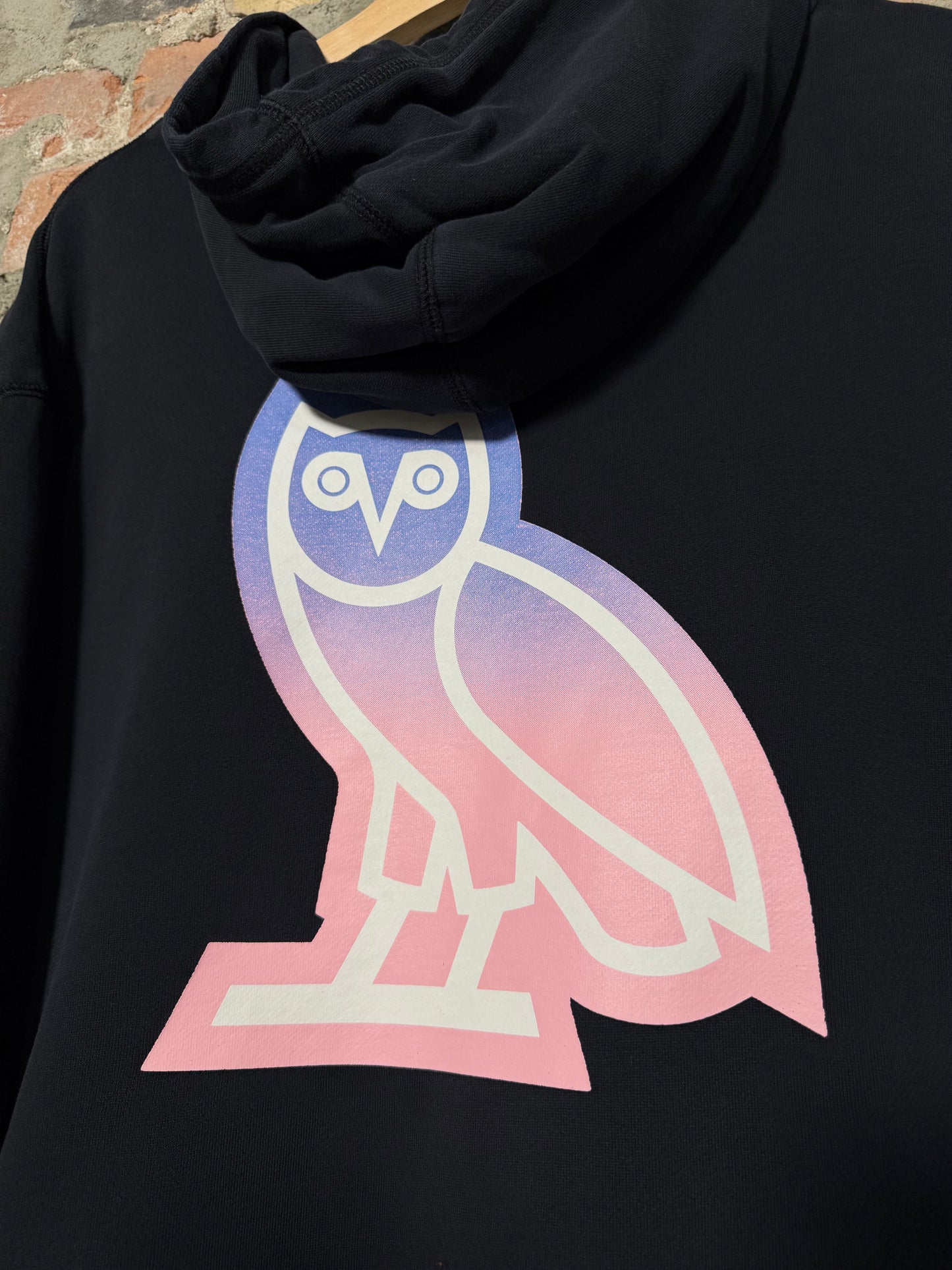 (XXXL) Octobers Very Own Black Spell Out Hoodie