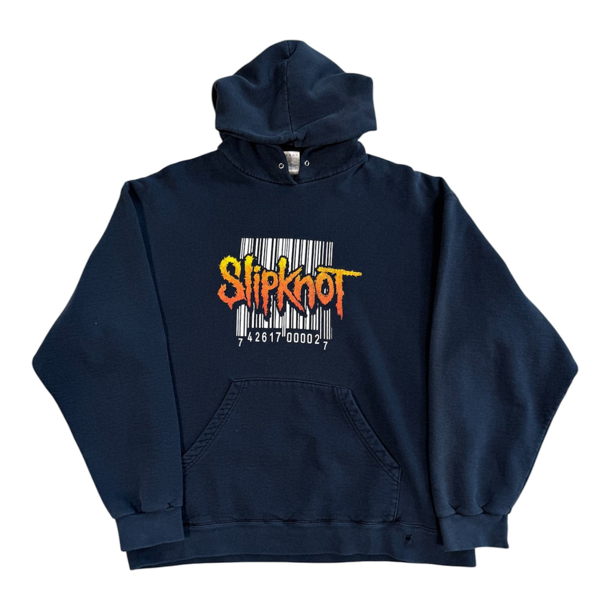 (XL) Vintage 2000s Slipknot Barcode Hoodie