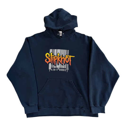 (XL) Vintage 2000s Slipknot Barcode Hoodie
