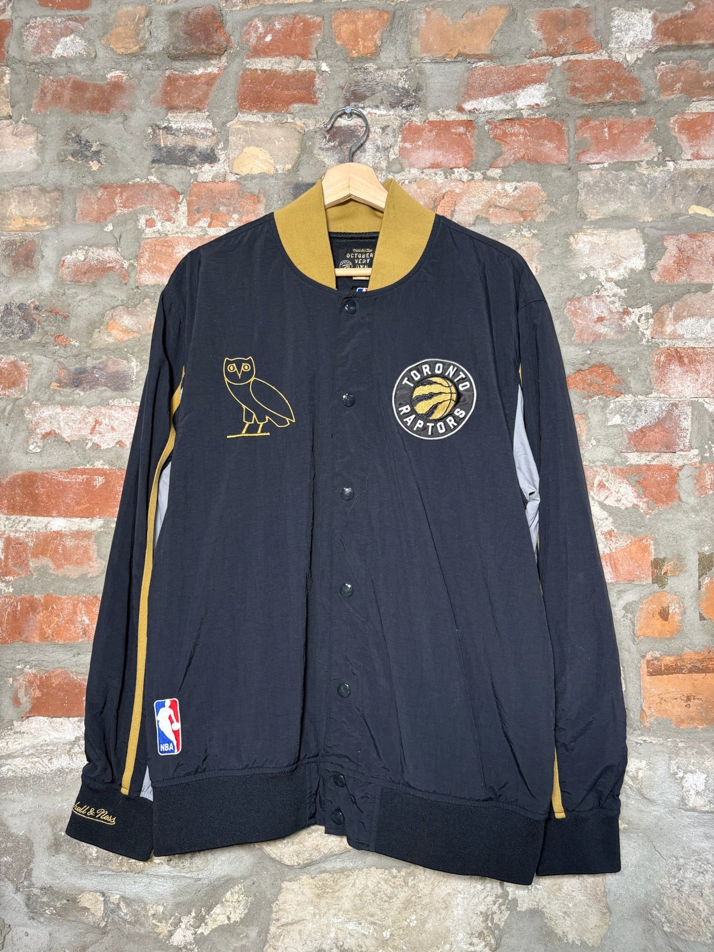 Ovo X Raptors Windbreaker Jacket Sz L