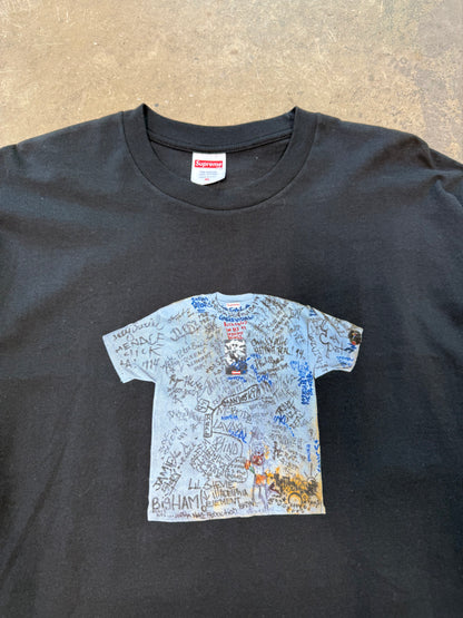 (XL) Supreme First Tee Black