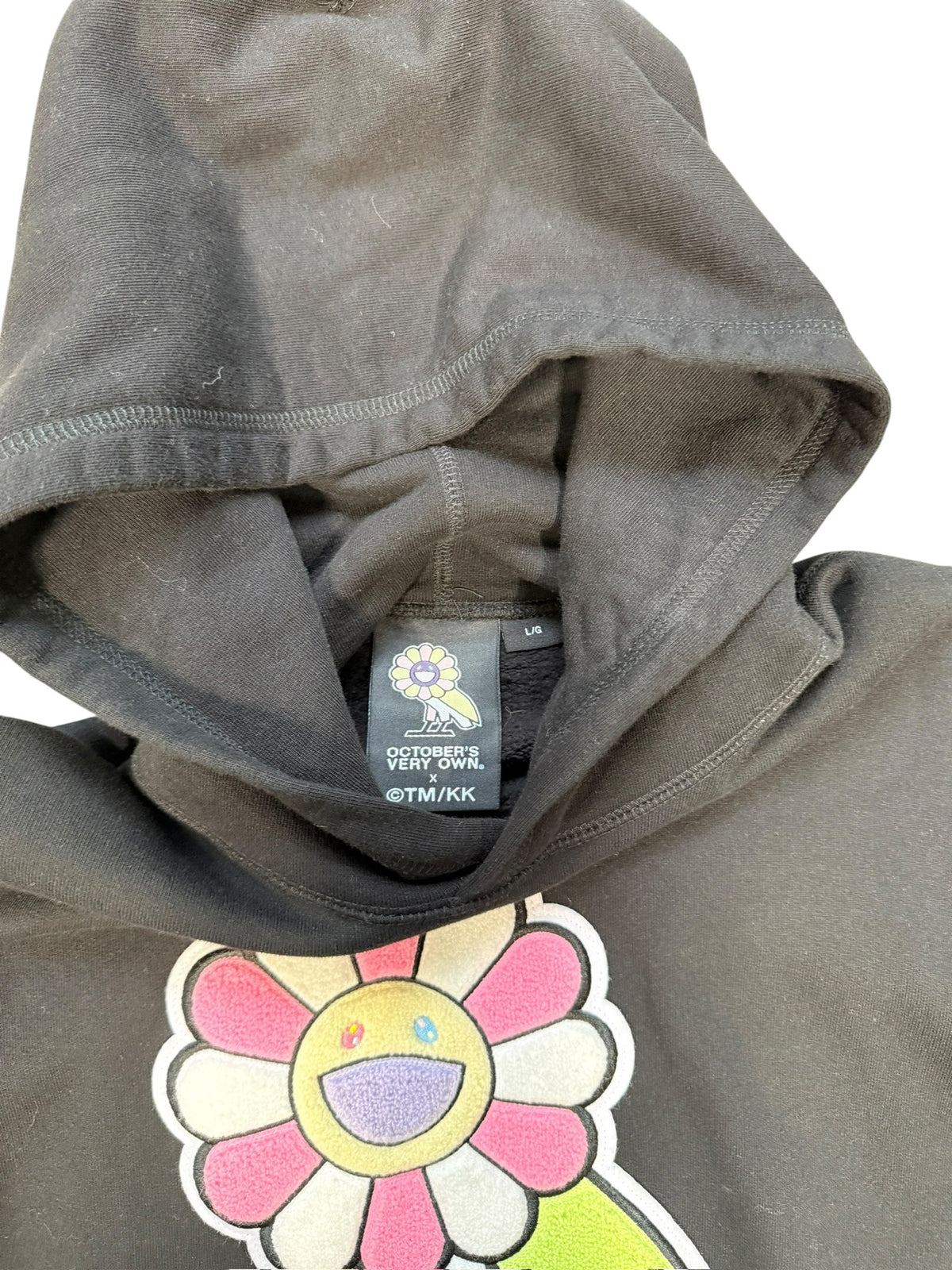 (L) OVO x Takashi Murakami Logo Hoodie