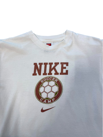 (S) Vintage Nike Soccer White Tee