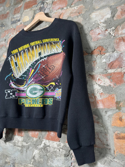 1996 Green Bay Packets Youth Crewneck Sz M