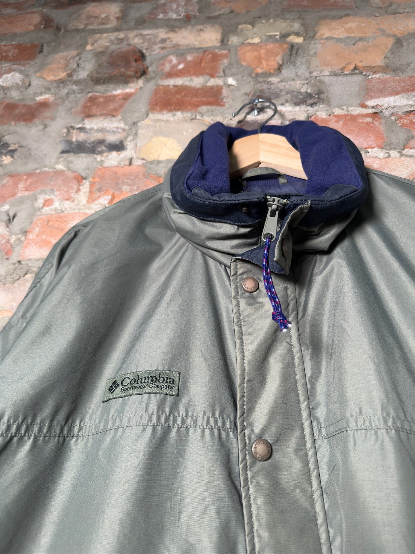 Vtg Columbia Skiing Jacket Sage Sz L