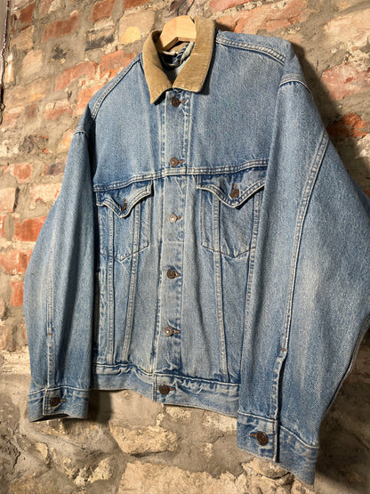 Vtg Denim Jacket w Gratful Dead Patches Sz M