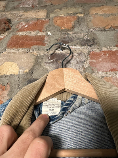 Vtg Denim Jacket w Gratful Dead Patches Sz M