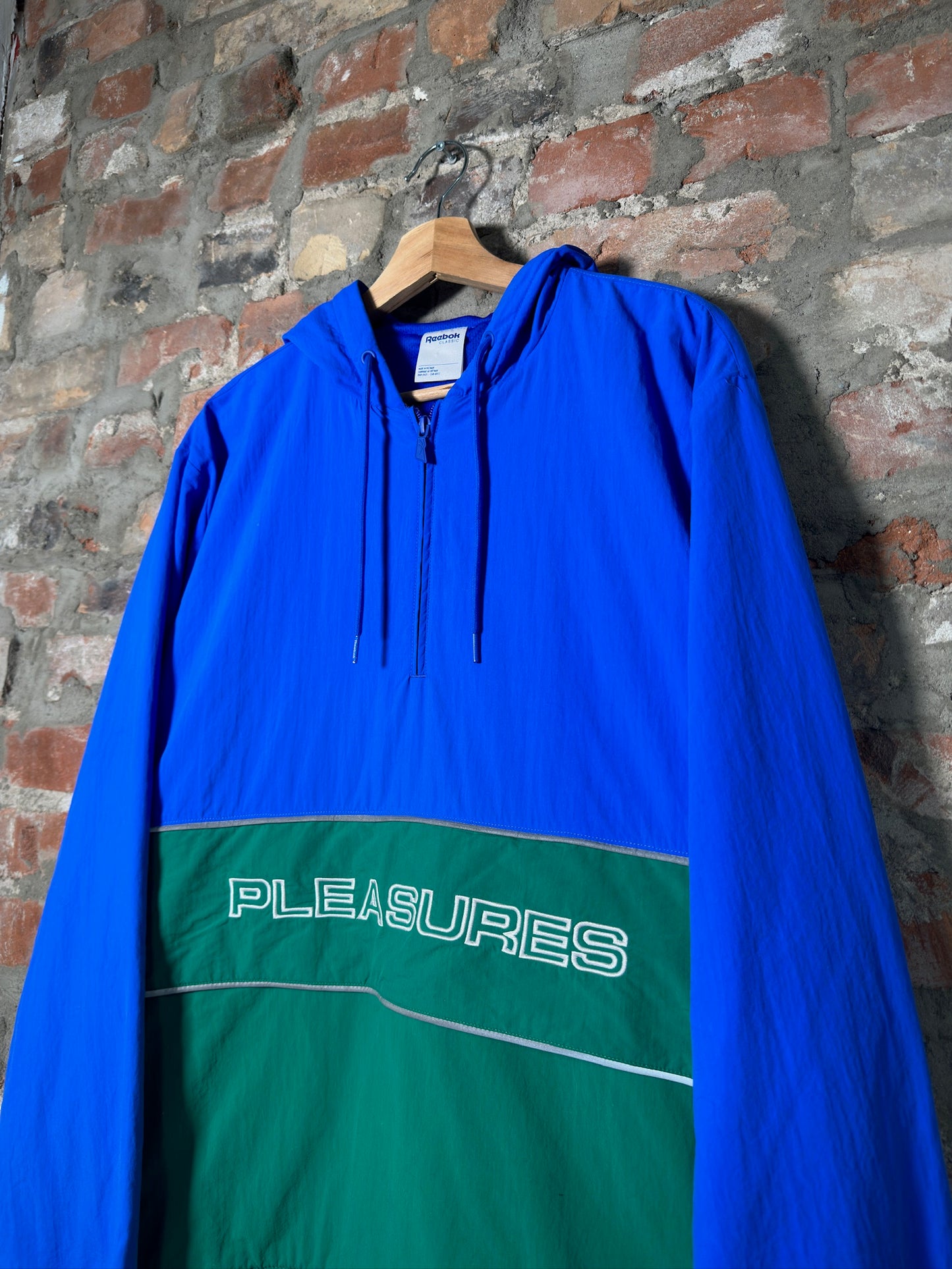 Reebok Pleasures Zip-Up Jacket Sz L