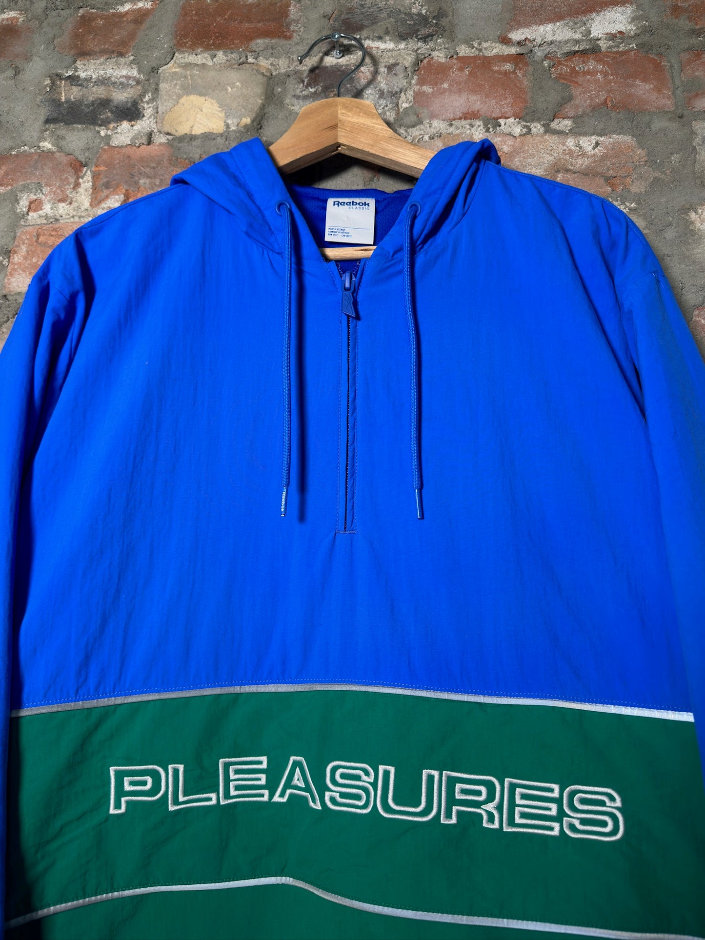 Reebok Pleasures Zip-Up Jacket Sz L