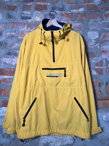 Vtg Timberland Performance Yellow Windbreaker Sz L