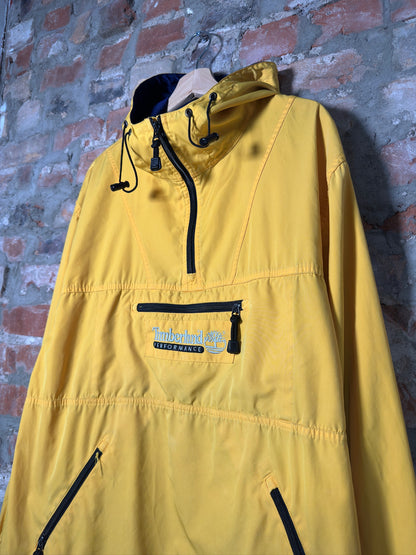 Vtg Timberland Performance Yellow Windbreaker Sz L