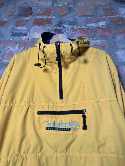 Vtg Timberland Performance Yellow Windbreaker Sz L
