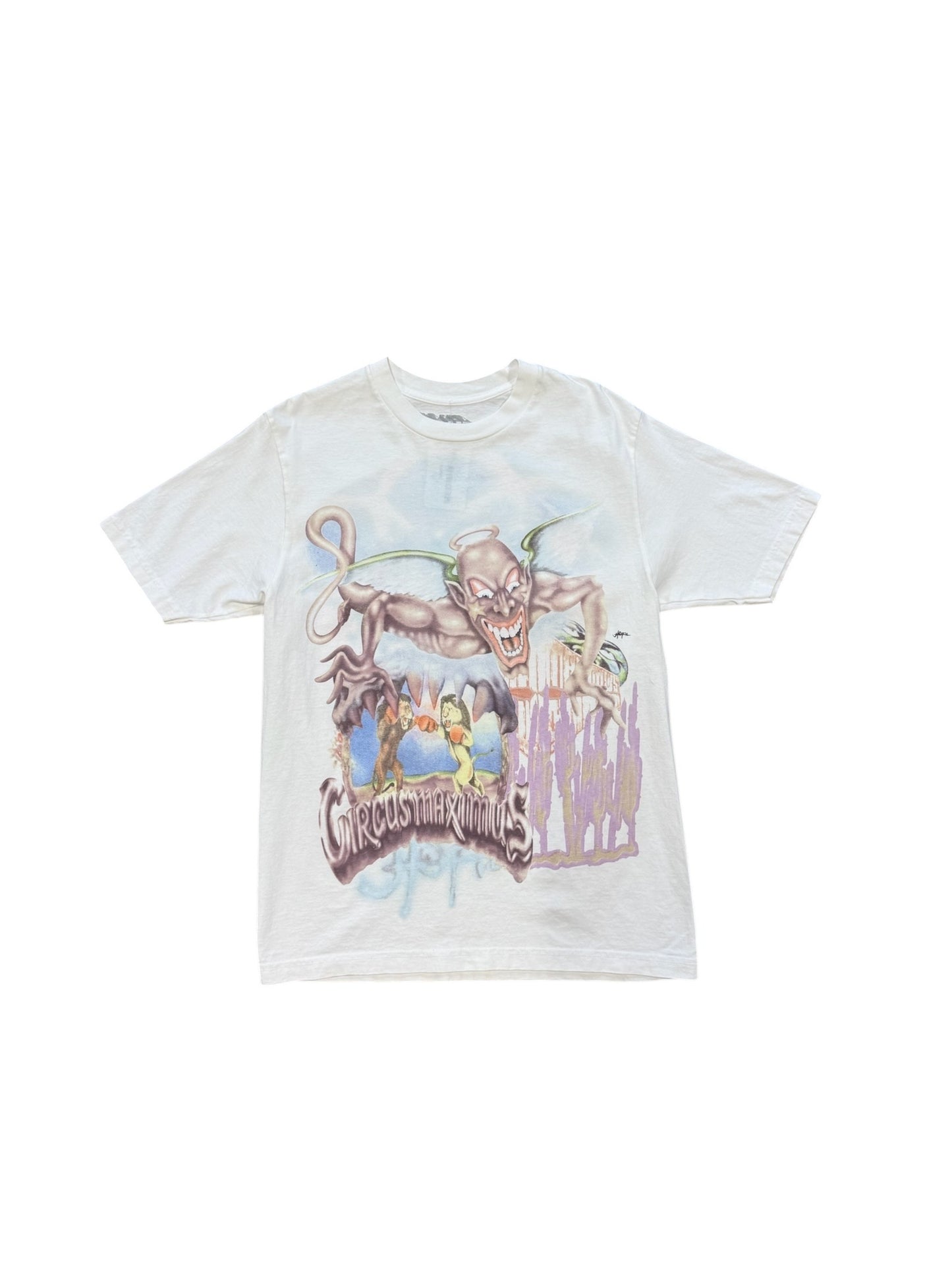 Travis Scott x Circus Maximus Gremlin White Tee Sz M