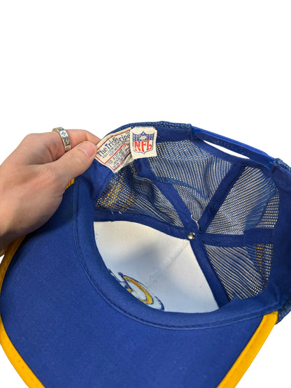 Vintage 90s NFL The Tri-Stripe LA Rams Snapback Hat