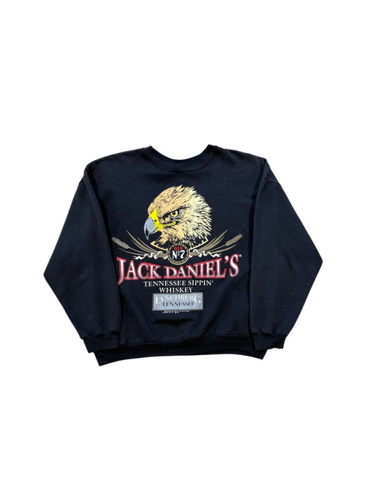 1990 Jack Daniels Whiskey Bald Eagle Crewneck Sz L