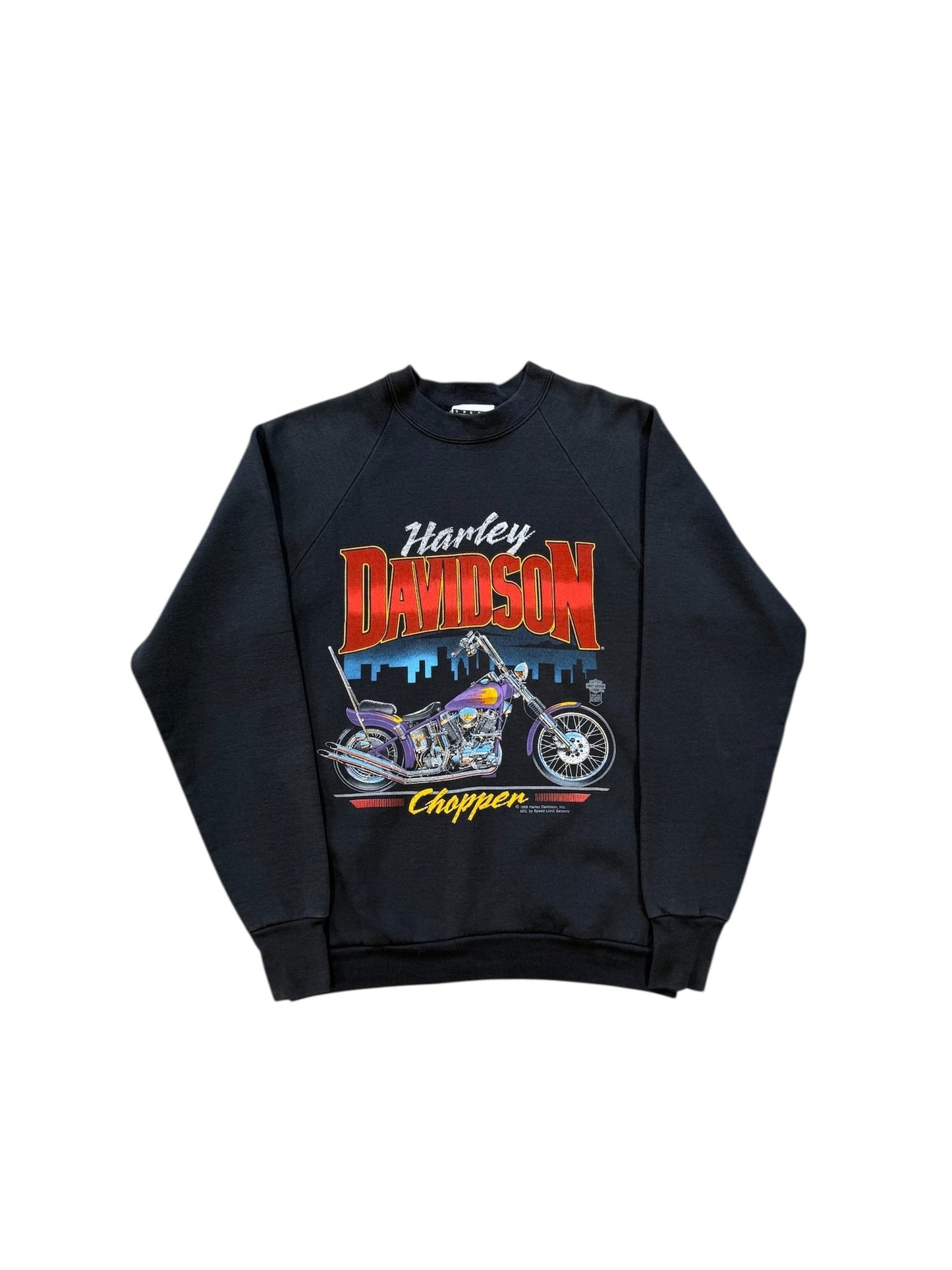 1988 Harley Davidson Chopper Crewneck Sz L