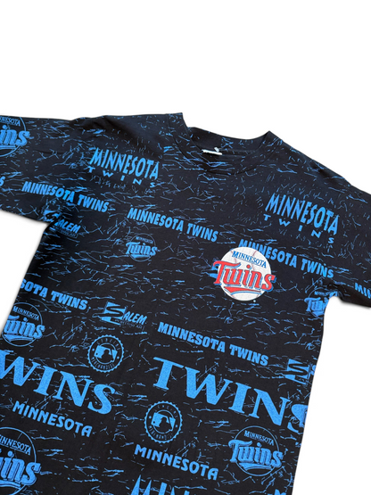 (M) Vintage 90s Minnesota Twins Salem AOP Tee