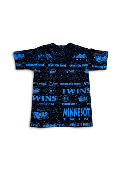 (M) Vintage 90s Minnesota Twins Salem AOP Tee