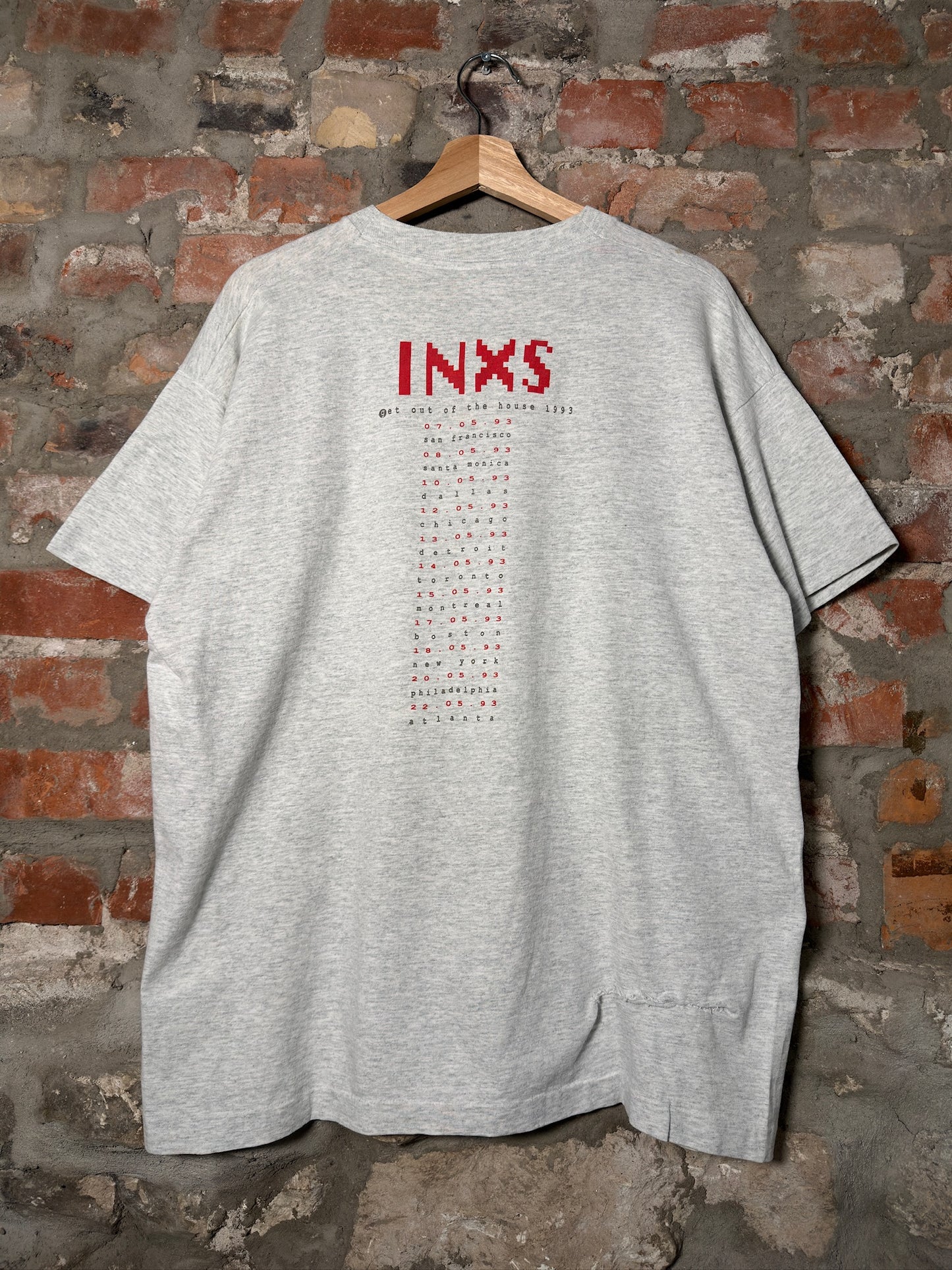 (XL) 93" INXS Get Out Of The House Tee