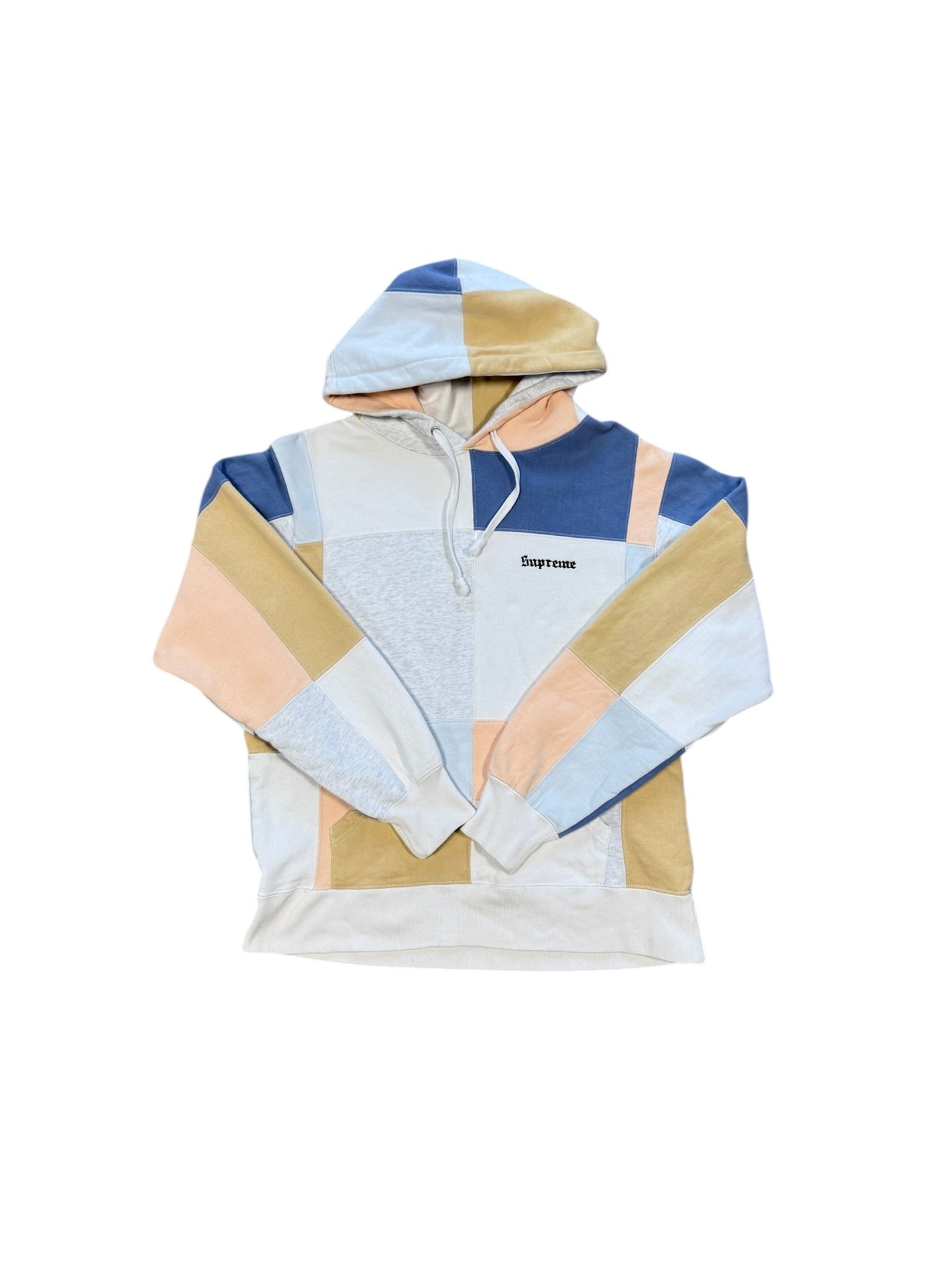 Supreme Patchwork Hoodie Sz S