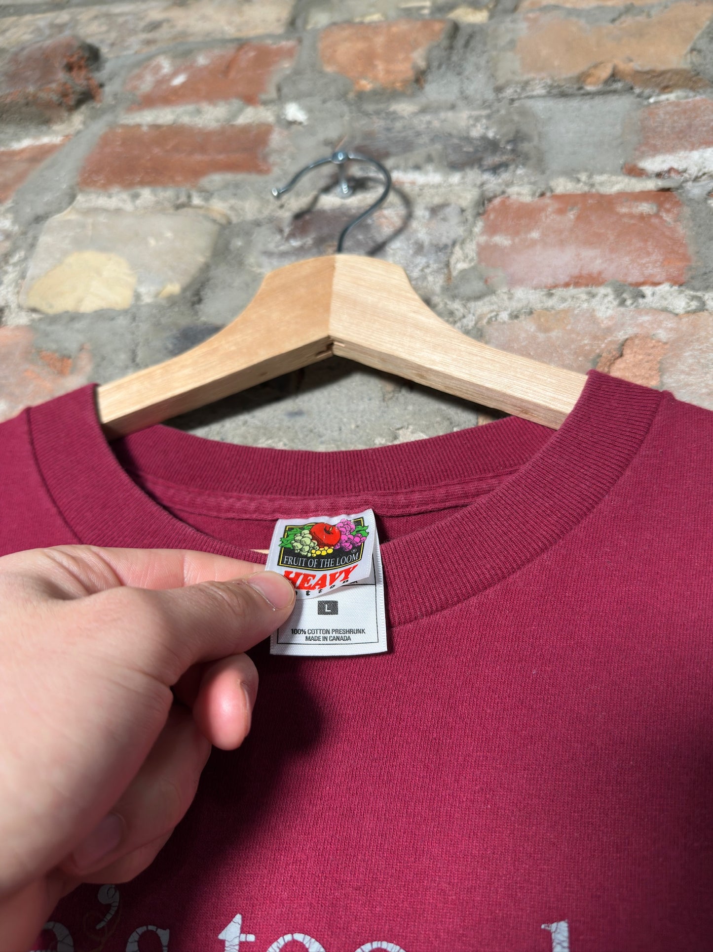 (L) Vtg Cheap Wine Comedy Tee