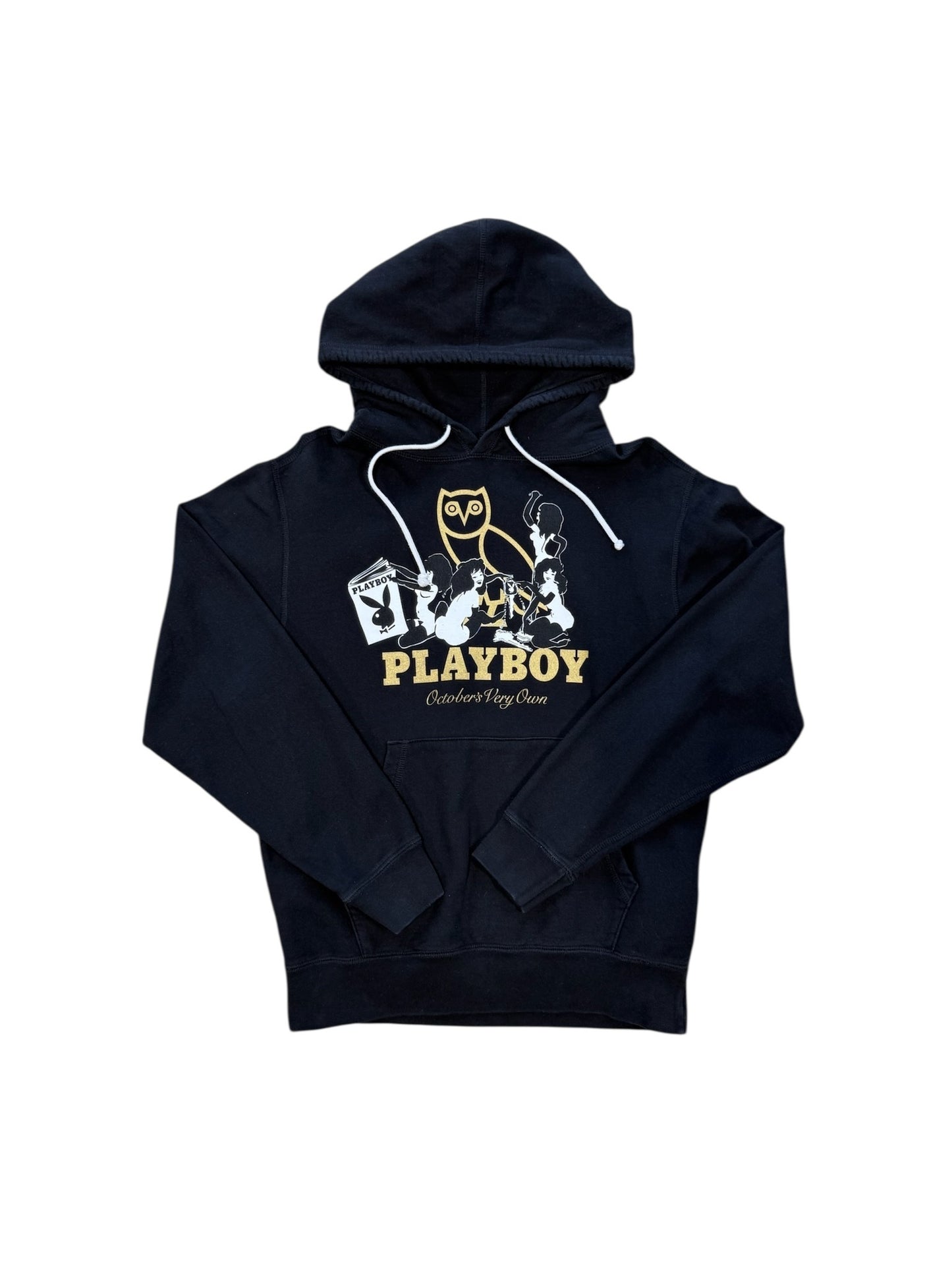 OVO x Playboy Black Hoodie Sz XS