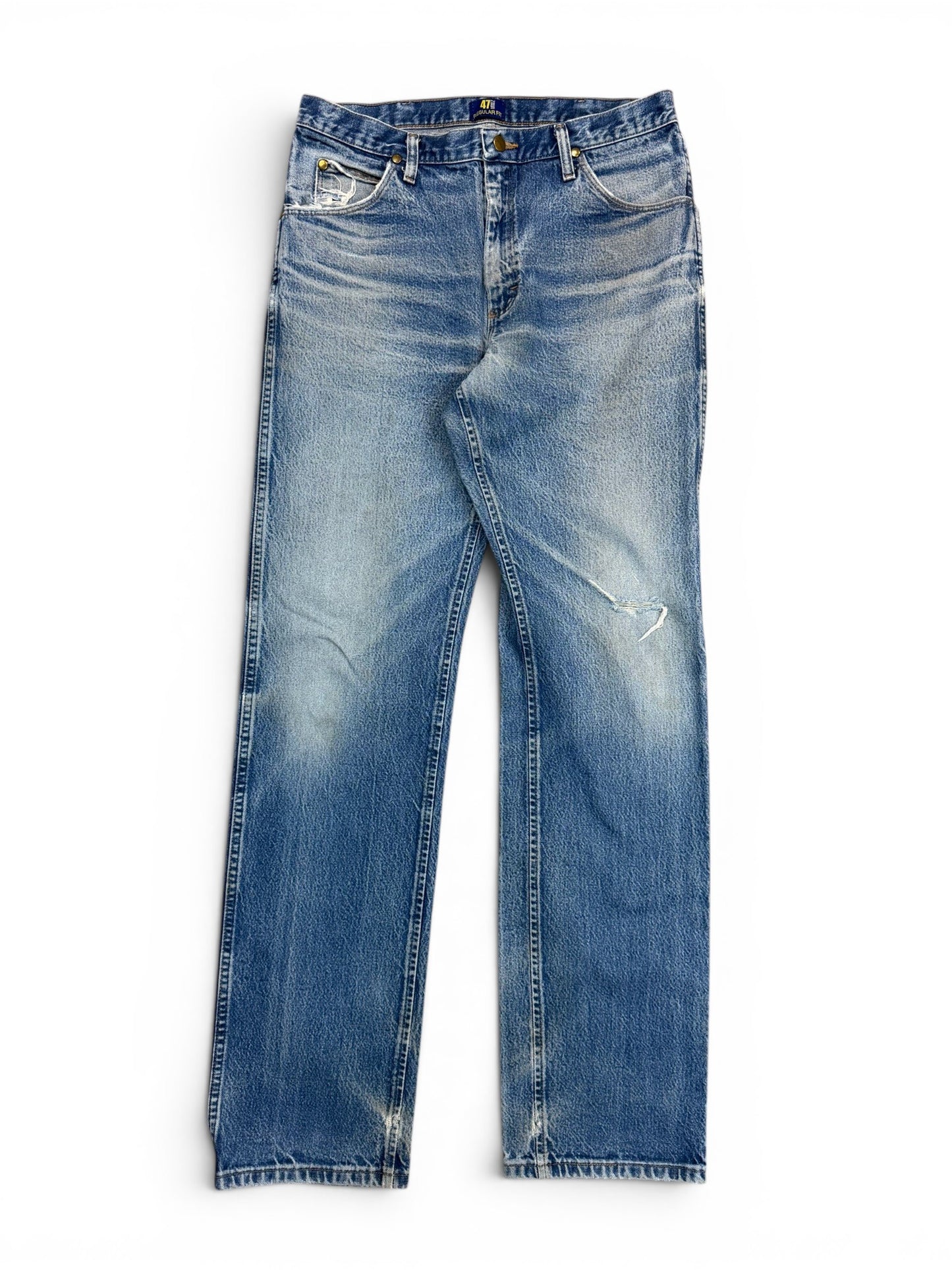(34W) Vintage Wrangler Blue Jeans