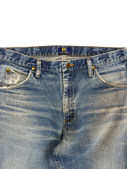 (34W) Vintage Wrangler Blue Jeans
