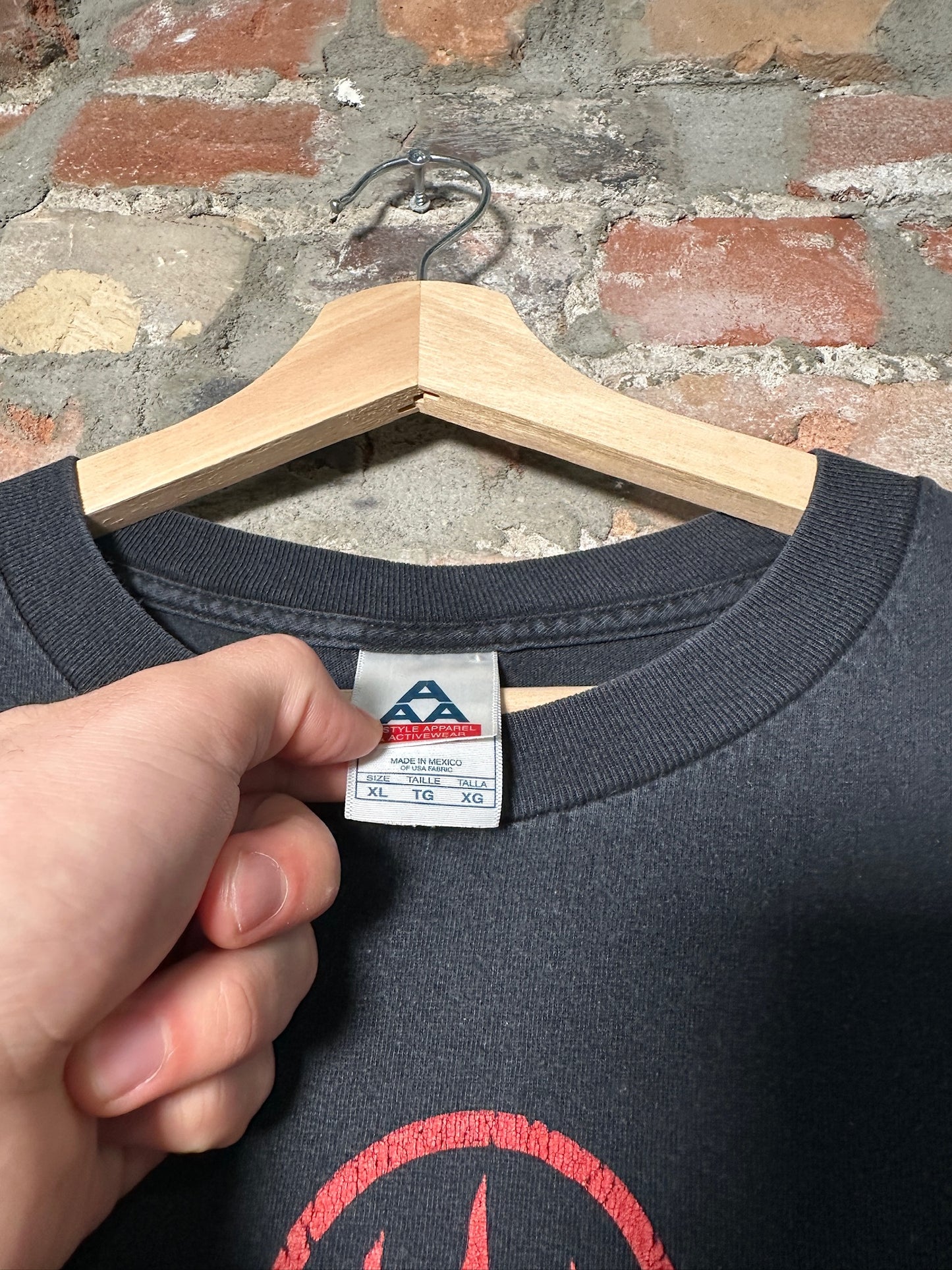 Vtg Toronto Raptors Black Long Sleeve Sz XL