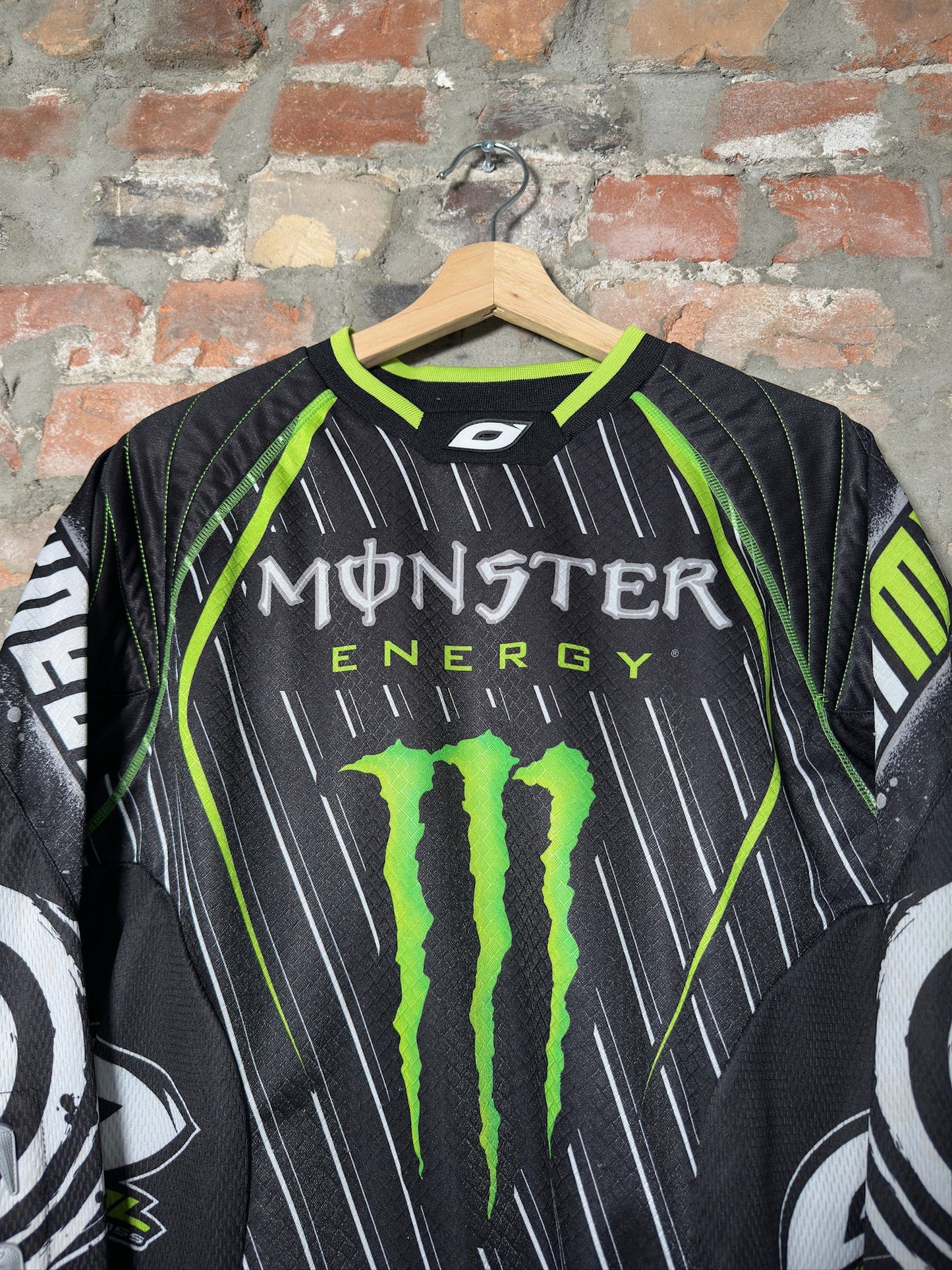 Y2K Monster Energy Motocross Jersey Sz S